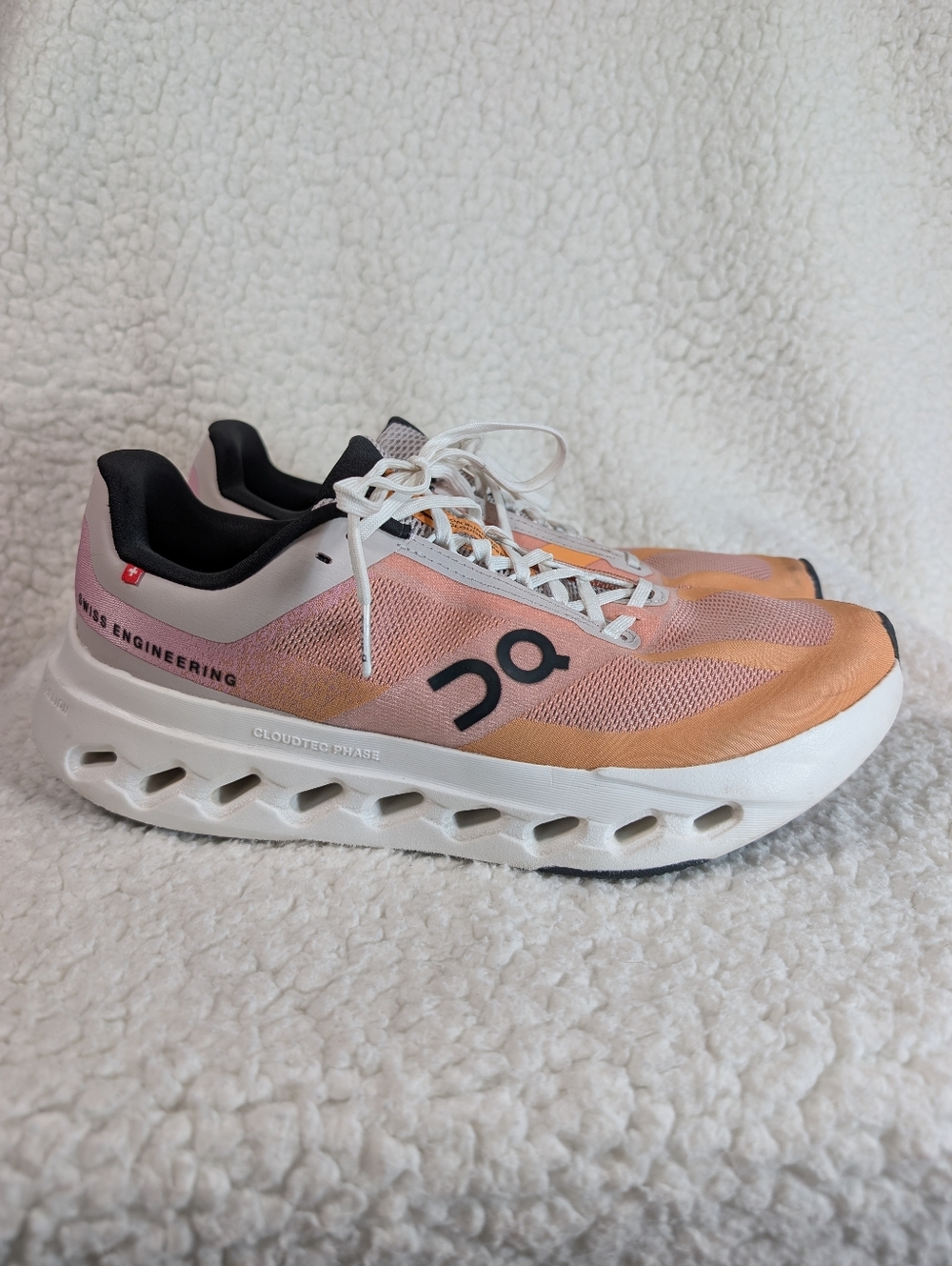 On Cloudsurfer Next Womens 10.5 Pink Orange Running Shoes